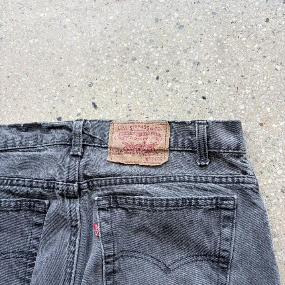 Vintage 90s Levi's 505xx Black Regular Fit Jeans 34x32
